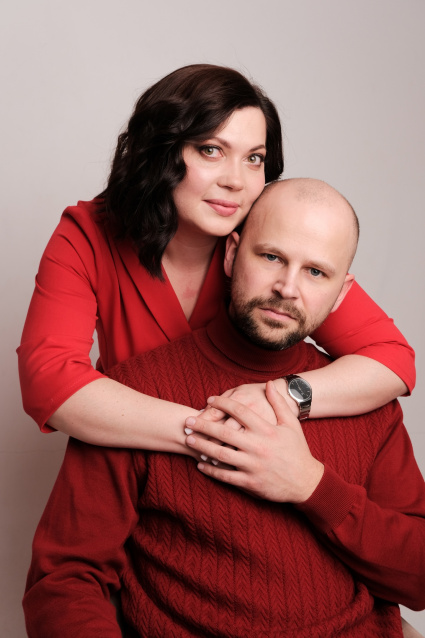Заказать фотосессию Love Story для пары в студии от сети фотостудий Fashion Box в Санкт-Петербурге – фото № 31