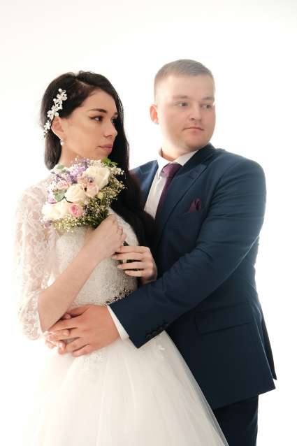 Заказать фотосессию Love Story для пары в студии от сети фотостудий Fashion Box в Санкт-Петербурге – фото № 23
